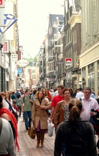 Kalverstraat Shopping Amsterdamis