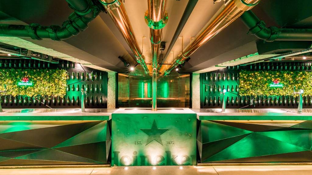 amsterdam heineken experience bar