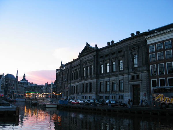 Museum Allard Pierson at Night Amsterdam