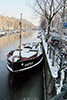 Prinsengracht with snow