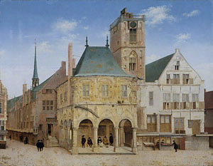 Het oude stadhuis op de Dam